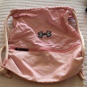 GUC PINK UNDER ARMOUR DRAWSTRING BACKPACK